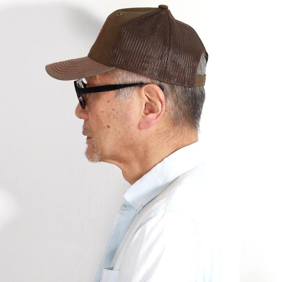 ブラウン ナイロン キャップ シンプルデザイン 9THIRTY Y's FW24 ミニロゴ ブラウン | ニューエラオンラインストア