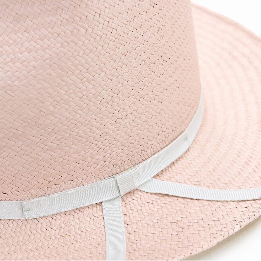 麦わら帽子 母の日 帽子 レディース 春夏 パナマ帽 ツバ広 Marea 本