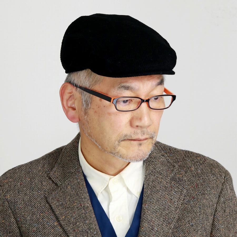 貴重サイズ！テンダーロイン×PORTERハンチング帽黒コーデュロイワークキャップ 秋冬 ハンチング 帽子 メンズ レディース コーデュロイ 無地 綿100
