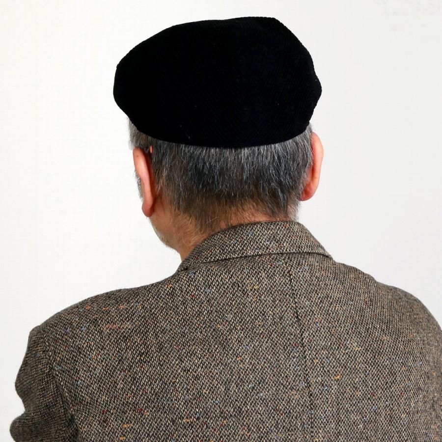 秋冬 ハンチング 帽子 メンズ レディース コーデュロイ 無地 綿100