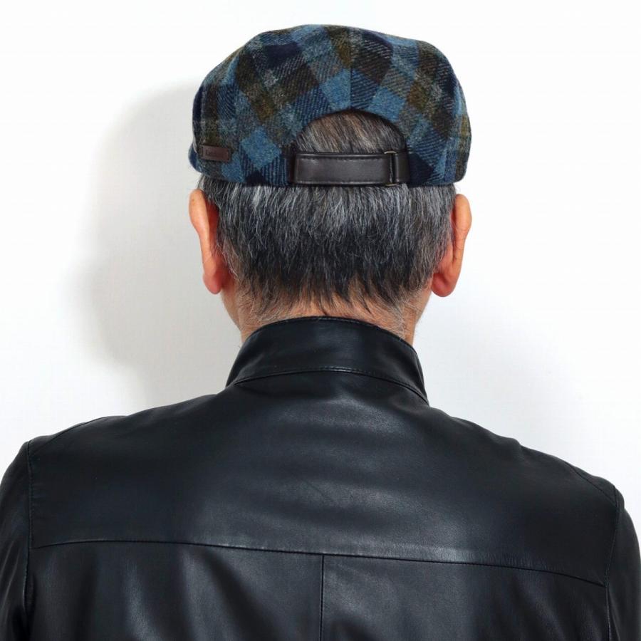 ハンチング 大きいサイズ メンズ 帽子 秋冬 ウール 送料無料