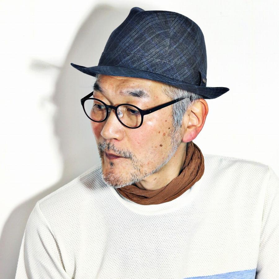 KASZKIET ハット 春夏 帽子 インポート リネン素材 メンズ レディース チェック柄 ポーランド製 KASZKIET ハット 春夏 帽子 インポート リネン素材 メンズ レディース