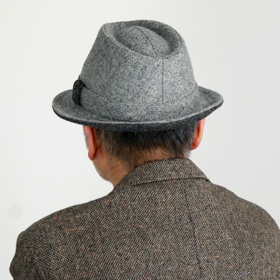 帽子 メンズ ハリスツイード 中折れ ハット 大きいサイズ 60cm 62cm