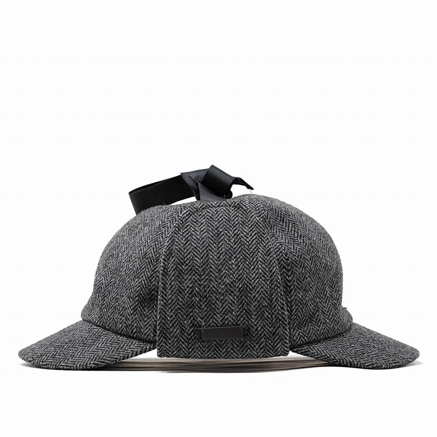 秋 冬 シャーロック帽 探偵帽 ラムズウール Kaszkiet カシュケット ヘリンボン 帽子 紳士 防寒 海外ブランド メンズ サイズ調整可 ハット グレー Ka i012 Elehelm帽子通販専門店 通販 Yahoo ショッピング