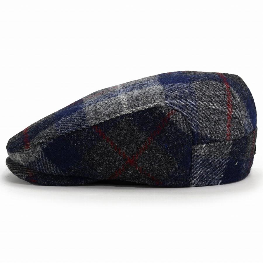 ハリスツイード ハンチング チェック カシュケット ウール100