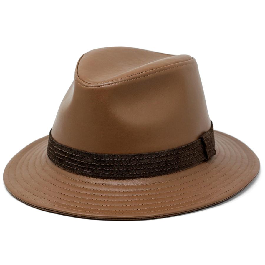 期間限定特価 革 ハット レザーハット メンズ ブランド Kaszkiet カシュケット イタリアンレザー 茶色 モカブラウン 日本産 Homeofmalones Com