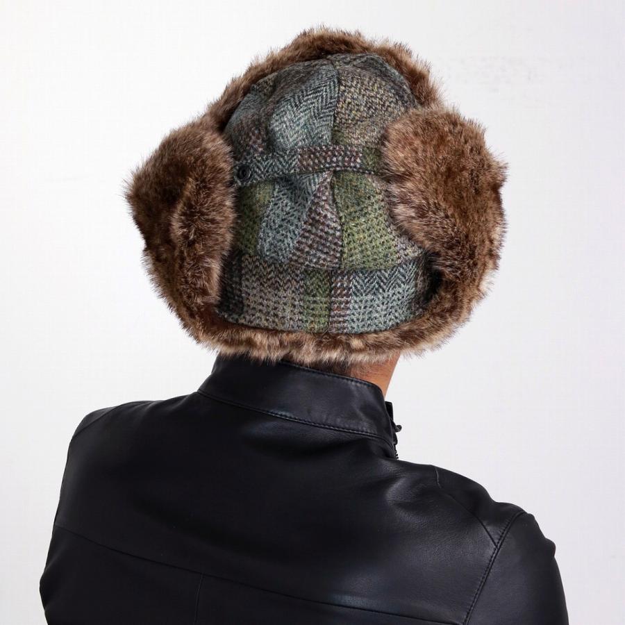 フライトキャップ KASZKIET ハリスツイード メンズ レディース 秋冬