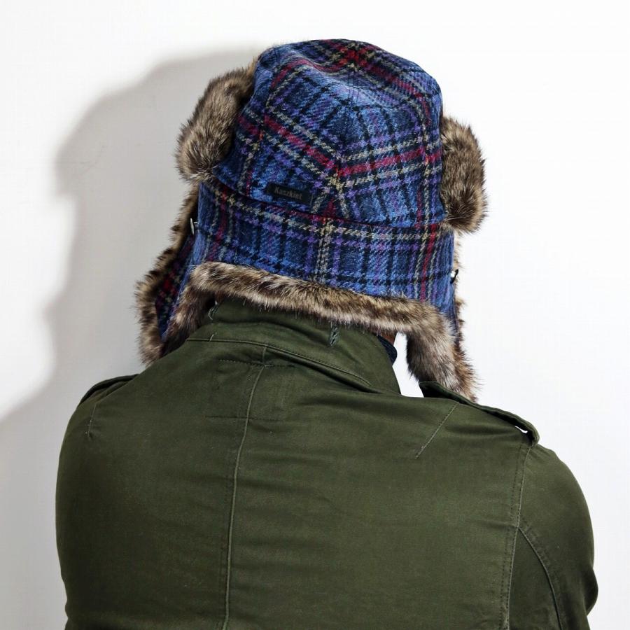 フライトキャップ 飛行帽 秋 冬 防寒 イヤーフラップ 耳当て KASZKIET