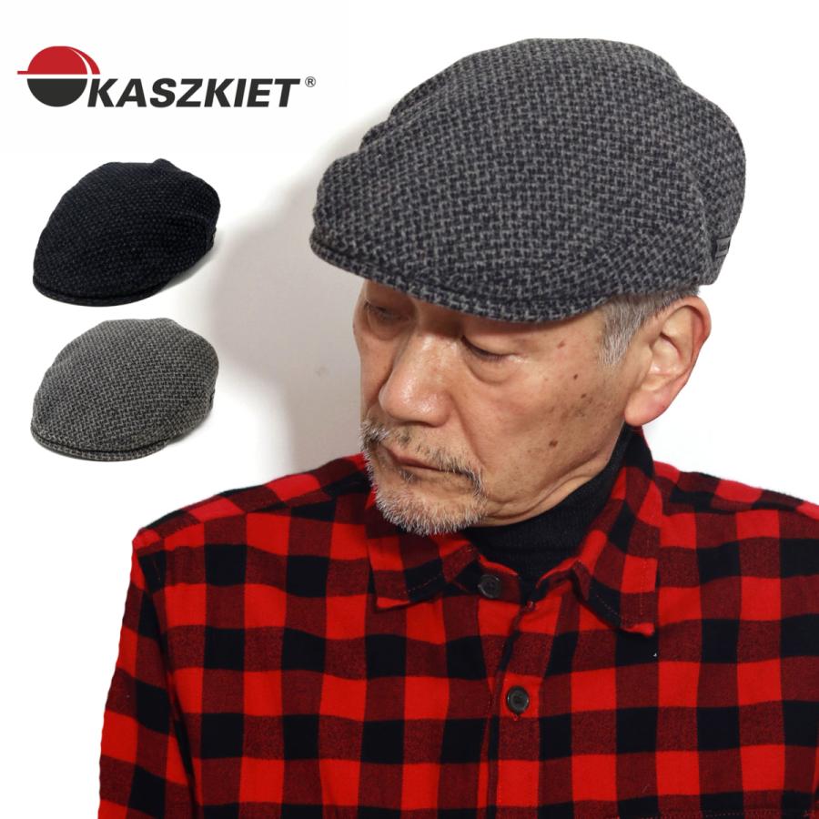 帽子　ポーランド製　KASZKIET チェック柄 KASZKIET カシケット 3Type デザイン マリンキャップ ポーランド