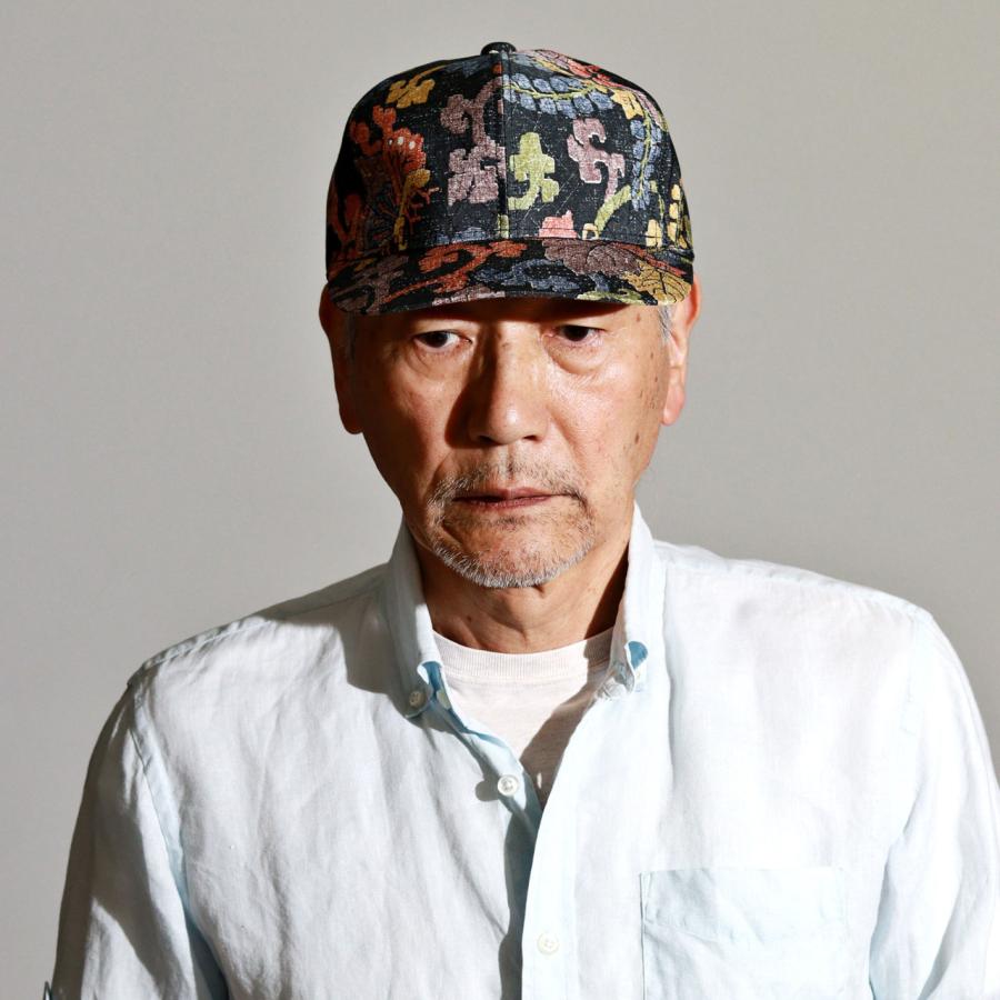 新品】 大島紬 帽子 シルク 絹 キャップ シルク100％ 正絹 16匁