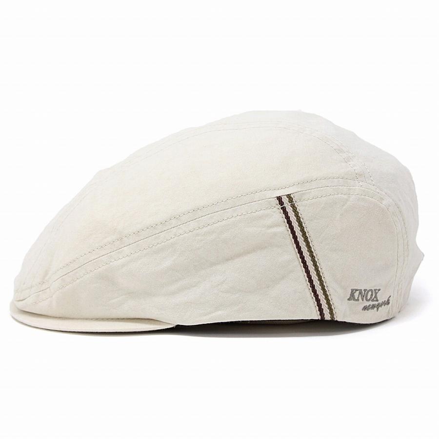 KNOX(革小物) KNOX メンズ 帽子 ハンチング 日本製 綿100