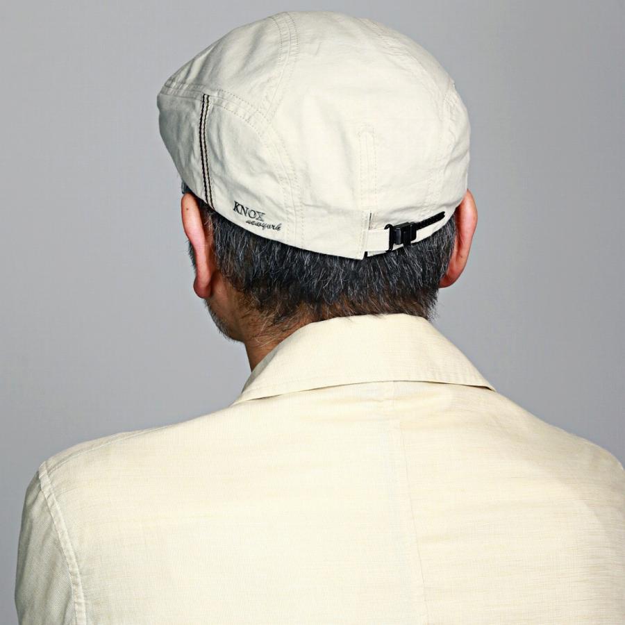 KNOX(革小物) KNOX メンズ 帽子 ハンチング 日本製 綿100