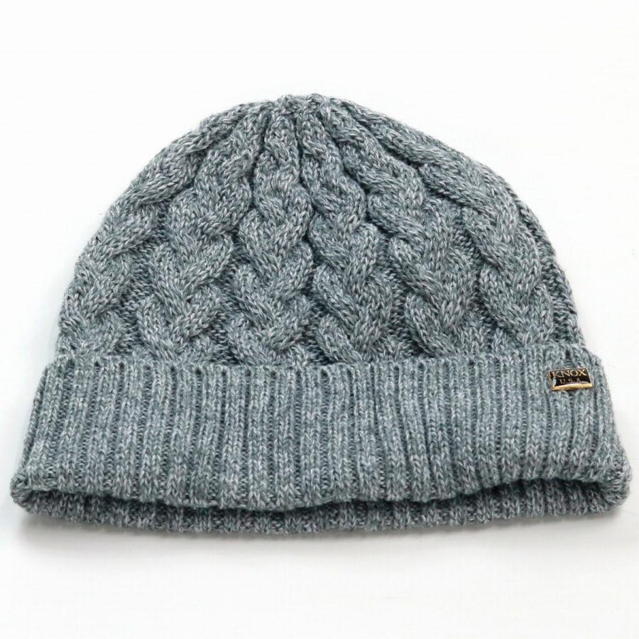 KNOX（ノックス） ニットワッチ ミックスニット ケーブル編み 日本製