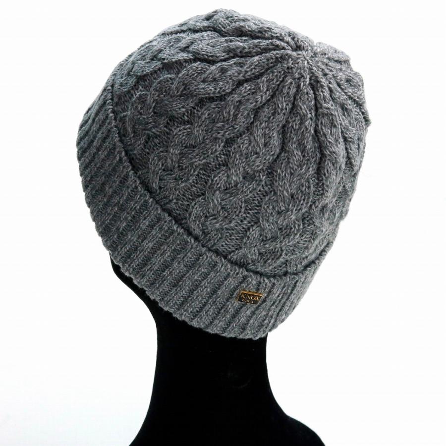 KNOX（ノックス） ニットワッチ ミックスニット ケーブル編み 日本製