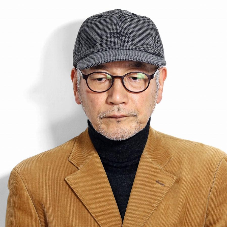 KNOX（ノックス） 千鳥格子 暖かい 帽子 メンズ キャップ 紳士 サーモ