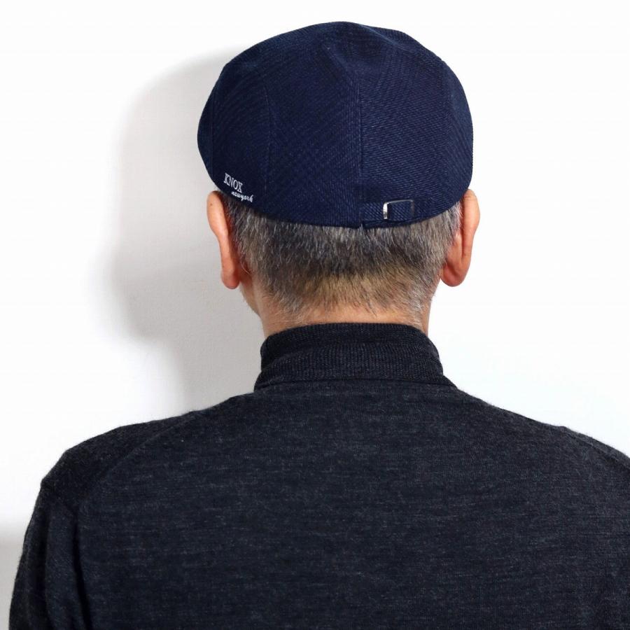 KNOX（ノックス） ハンチング メンズ グレンチェック アイビーキャップ