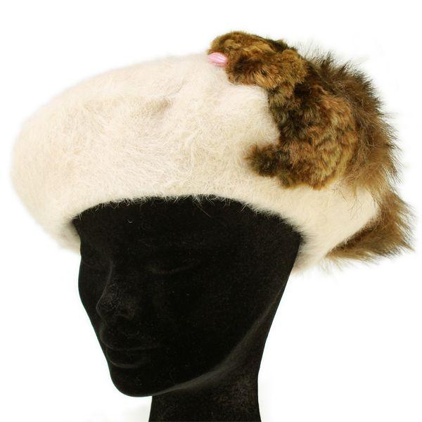 リスのベレー帽 ベージュ Barairo no Boushi バラ色の帽子 リスベレー レディース ベレー帽 秋