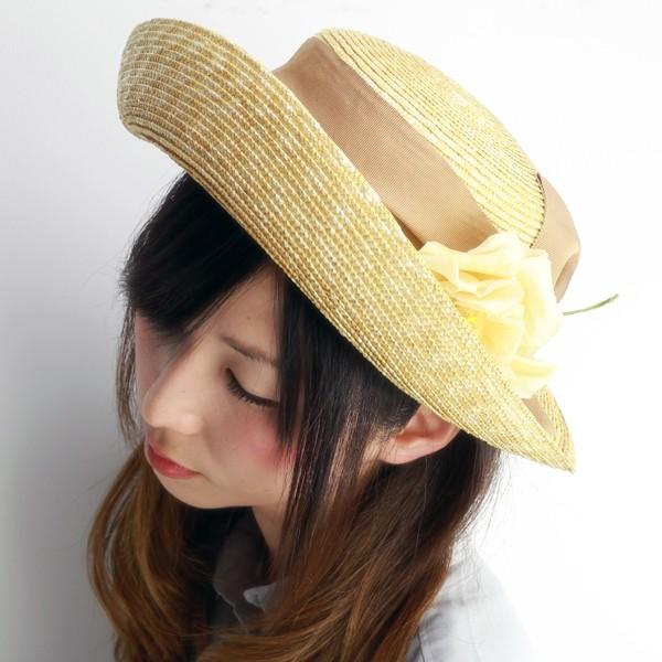 お花ブルトン 個性的 バラ色の帽子 レディース 夏 Barairo no boushi 