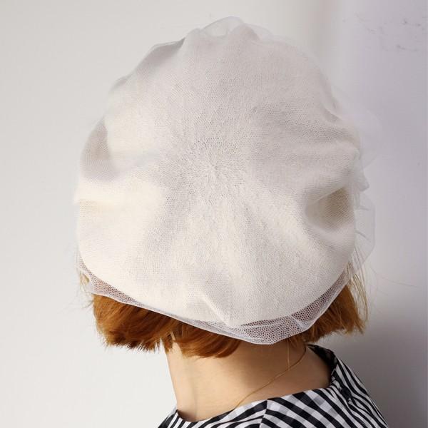 Barairo no Boushi バラ色の帽子 17SS チュール手びねりベレー 日本製