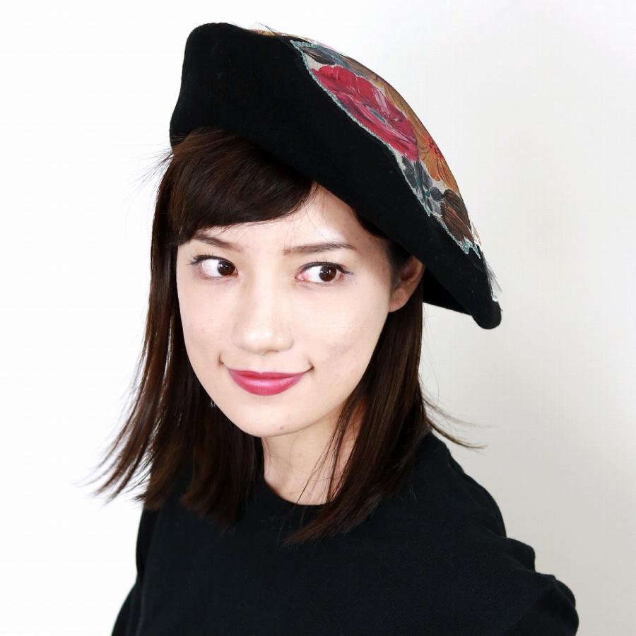 【新品未使用】共花ベレー black バライロノボウシ 花飾り 新品未使用】共花ベレー black バライロノボウシ 花飾り - メルカリ