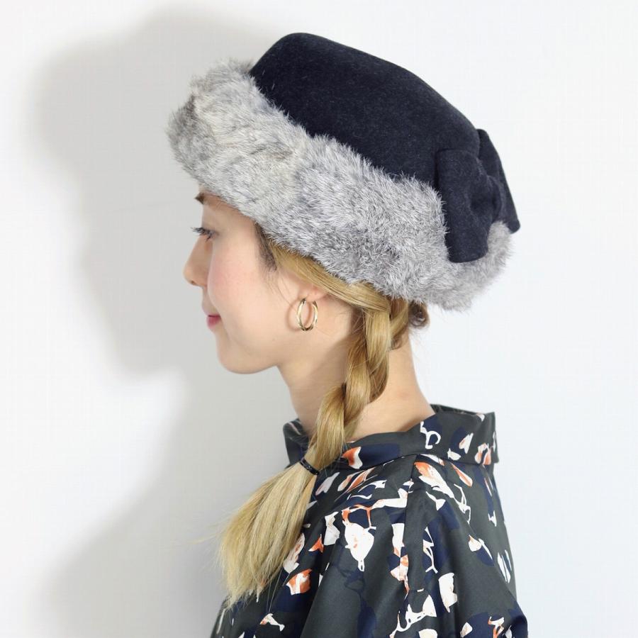 Barairo no Boushi トーク帽 秋 冬 バラ色の帽子 レディース リボン