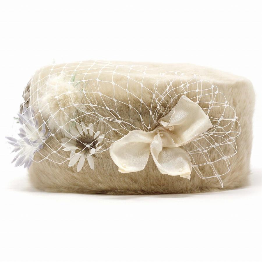 Barairo no Boushi バラ色の帽子 ロシアンフラワー 帽子 ファー ロシア