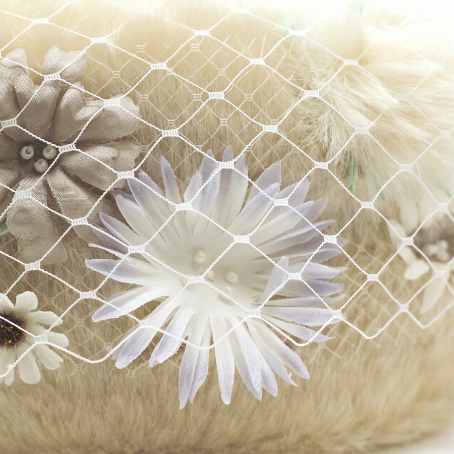 Barairo no Boushi バラ色の帽子 ロシアンフラワー 帽子 ファー ロシア