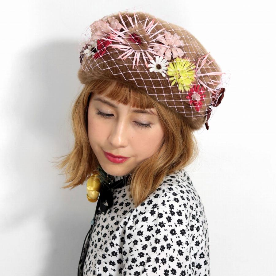 Barairo no Boushi ロシア帽 日本製 可愛い ロシアンフラワー 帽子