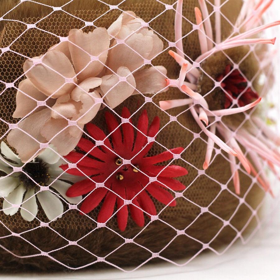 Barairo no Boushi ロシア帽 日本製 可愛い ロシアンフラワー 帽子