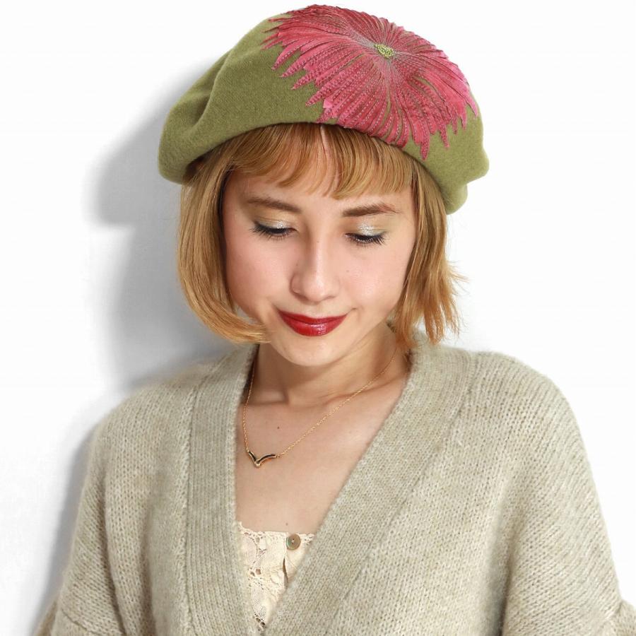 Barairo no Boushi ベレー帽 レディース 可愛い 大人 バラ色の帽子