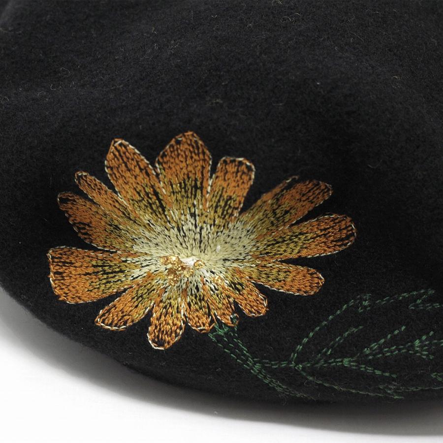 Barairo no Boushi レディース ベレー帽 大人 かわいい 刺繍 送料無料