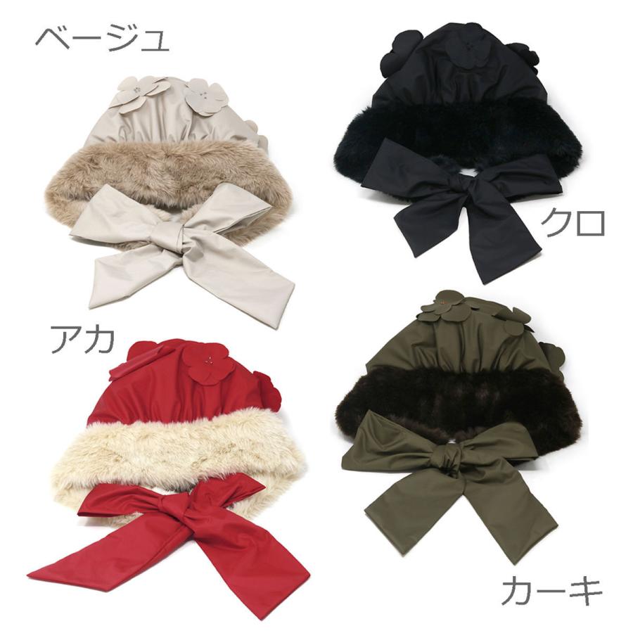 Barairo no Boushi ファー 帽子 フード レディース 可愛い 秋冬
