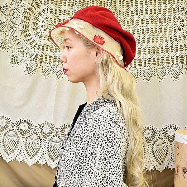 Barairo no Boushi ベレー帽 レディース 春夏 サマーベレー コットン