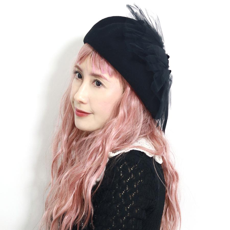 Barairo no Boushi ベレー帽 可愛い チュール 帽子 レディース Barairo no Boushi ベレー帽 可愛い チュール 帽子 レディース