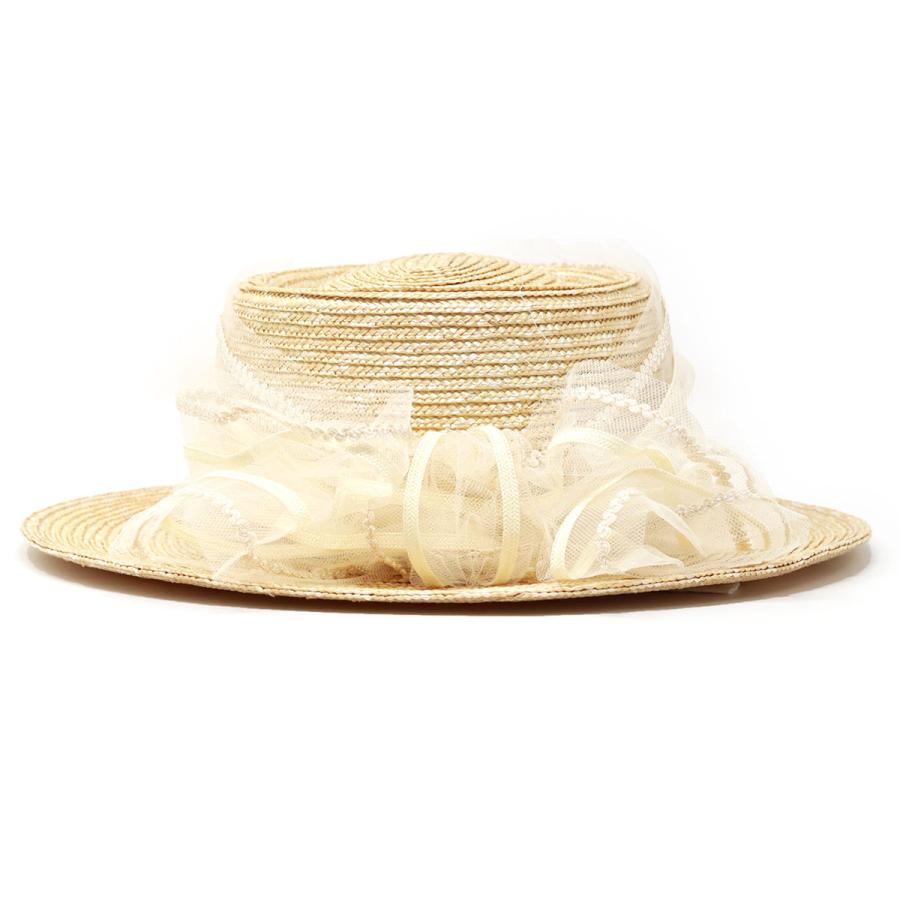 麦わら帽子 バラ色の帽子 カンカン帽 ハット 春夏 ボンヌ チュール リボン 麦わら帽子 バラ色の帽子 カンカン帽 ハット 春夏 ボンヌ チュール