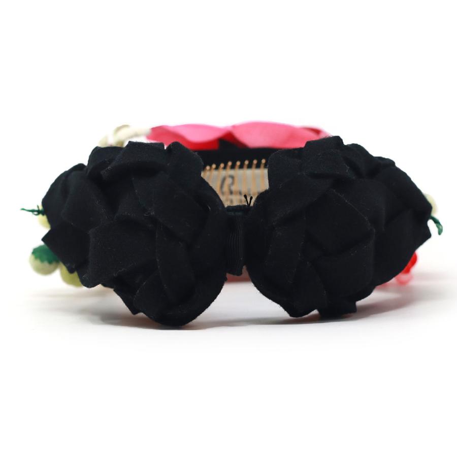 Barairo no Boushi カチューシャ 秋冬 ヘッドドレス 造花 可愛い 布花