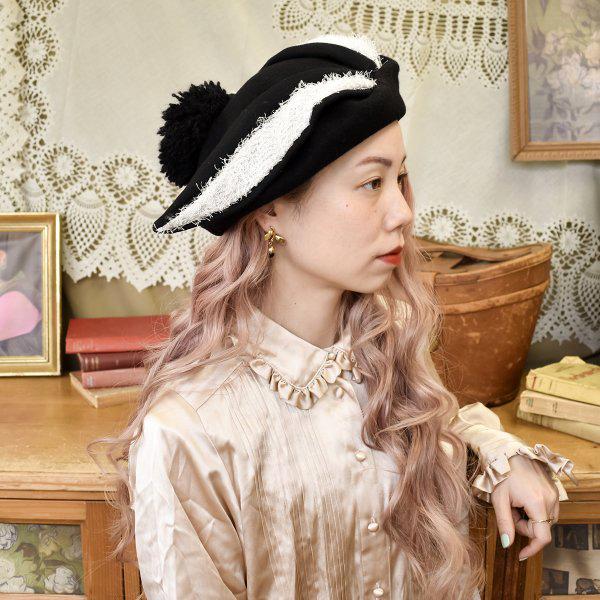 Barairo no Boushi ベレー帽 かわいい レディース 帽子 バラ色の Barairo no Boushi ベレー帽 かわいい レディース 帽子 バラ色の