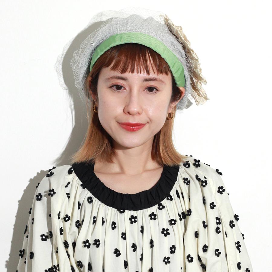 Barairo no Boushi ベレー帽 レディース フリル 春夏 帽子 ベレー バラ