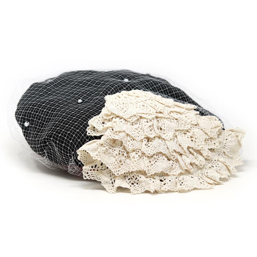 Barairo no Boushi ベレー帽 レディース フリル 春夏 帽子 ベレー バラ