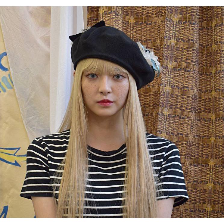 【未使用✨】Barairo no Boushi 夏毛のNECOベレー カシラ Barairo no Boushi ベレー帽 猫 ネコ 帽子 レディース 春夏