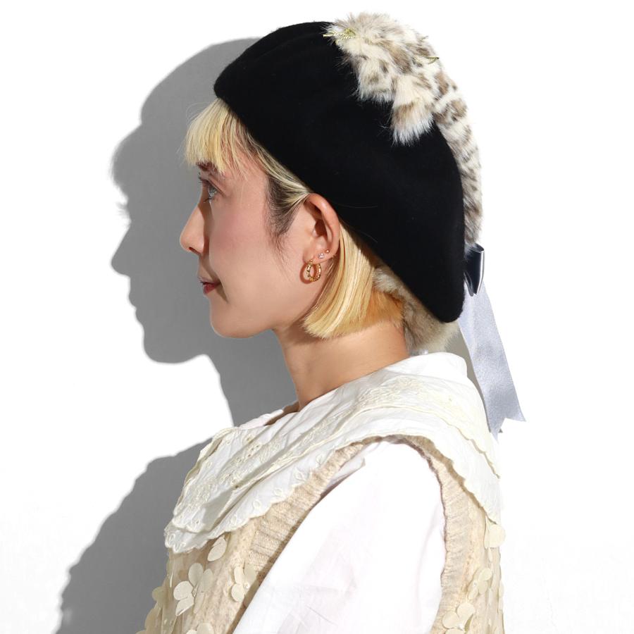 Barairo no Boushi ベレー帽 レディース 秋冬 ネコ ベレー 帽子 Barairo no Boushi ベレー帽 レディース 秋冬 ネコ ベレー 帽子