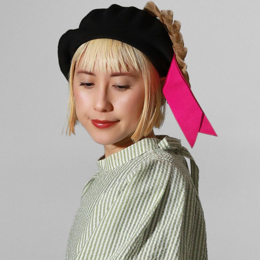 Barairo no Boushi ベレー帽 レディース 春夏 アンティークモチーフ