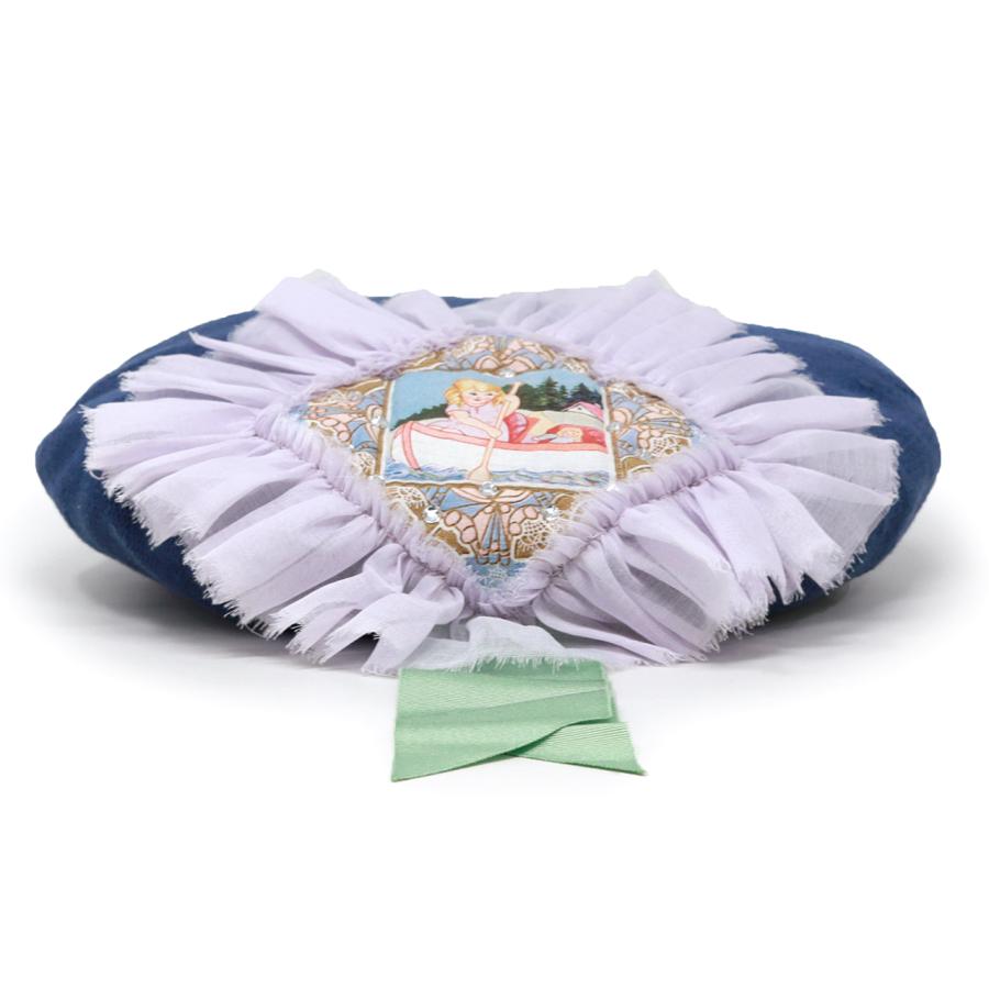 Barairo no Boushi ベレー帽 レディース 春夏 アンティークモチーフ