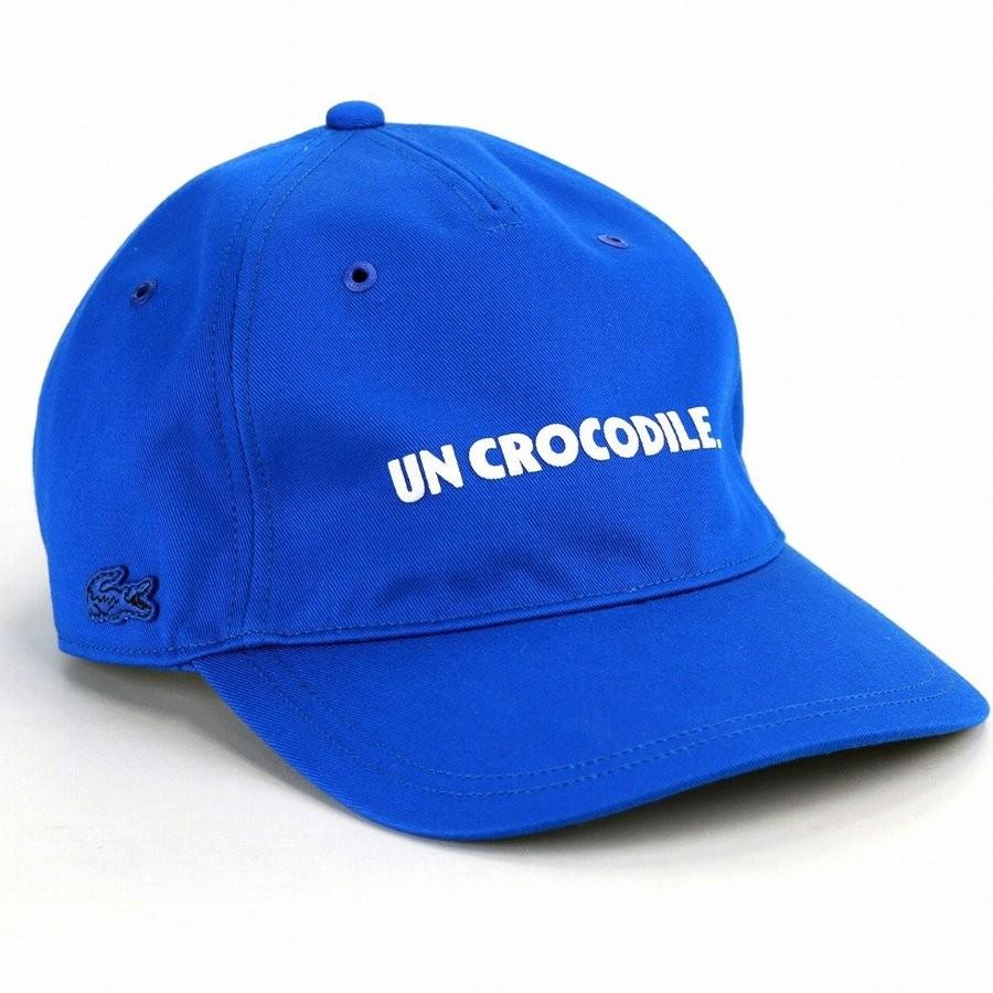 ラコステ 5方キャップ オールシーズン 綿100 Cap 帽子 メンズ Lacoste レディース キャップ サイズ調整 ツイル ブルー 青 L1008 041 Elehelm帽子通販専門店 通販 Yahoo ショッピング