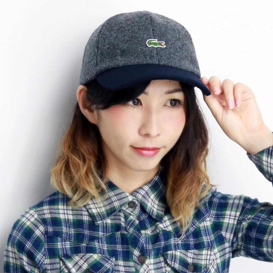 秋冬 ラコステ 2トーンキャップ Lacoste メルトン キャップ メンズ 帽子 日本製 レディース サイズ調整 6方キャップ 上品 チャコールグレー L1019 072 Elehelm帽子通販専門店 通販 Yahoo ショッピング