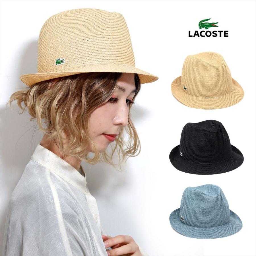 LACOSTE（ラコステ） ハット 麦わら メンズ ストローハット レディース