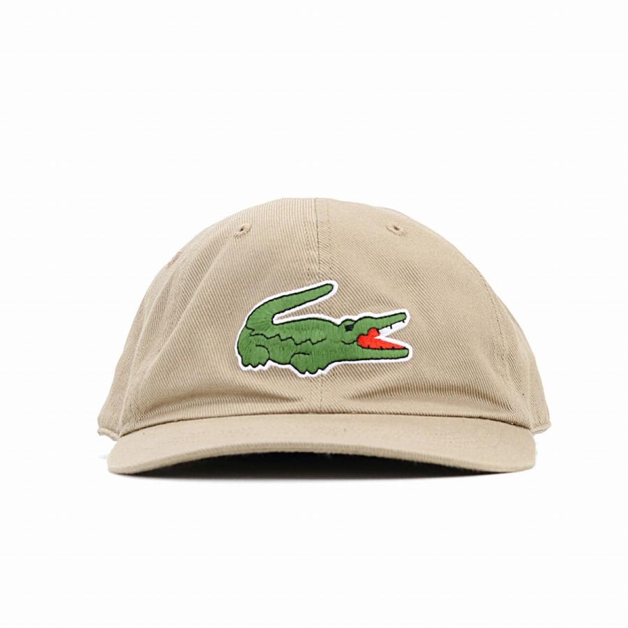 LACOSTE（ラコステ） 6方キャップ カツラギ ウォッシュ加工 CAP