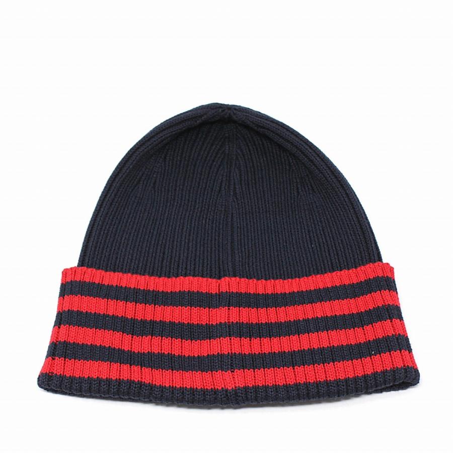 良品☆グッチ ニット帽 ニットキャップ 帽子 キャップ ハット ボーダー