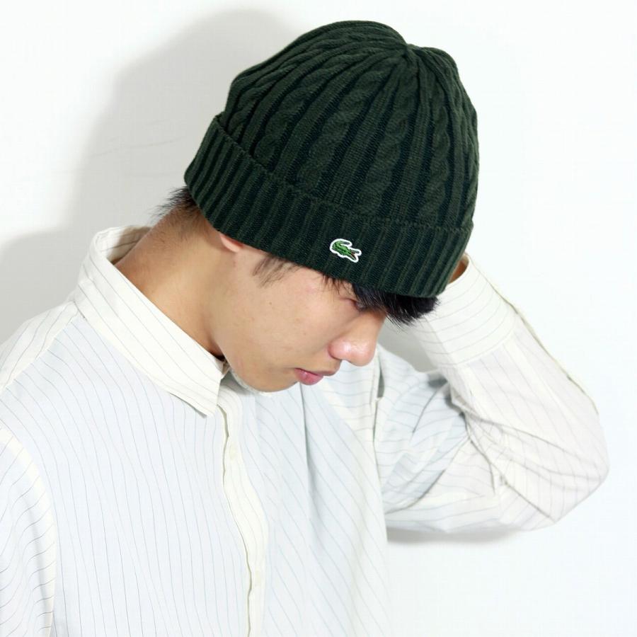 LACOSTE（ラコステ） 日本製 ニット帽 紳士 ニットワッチ レディース