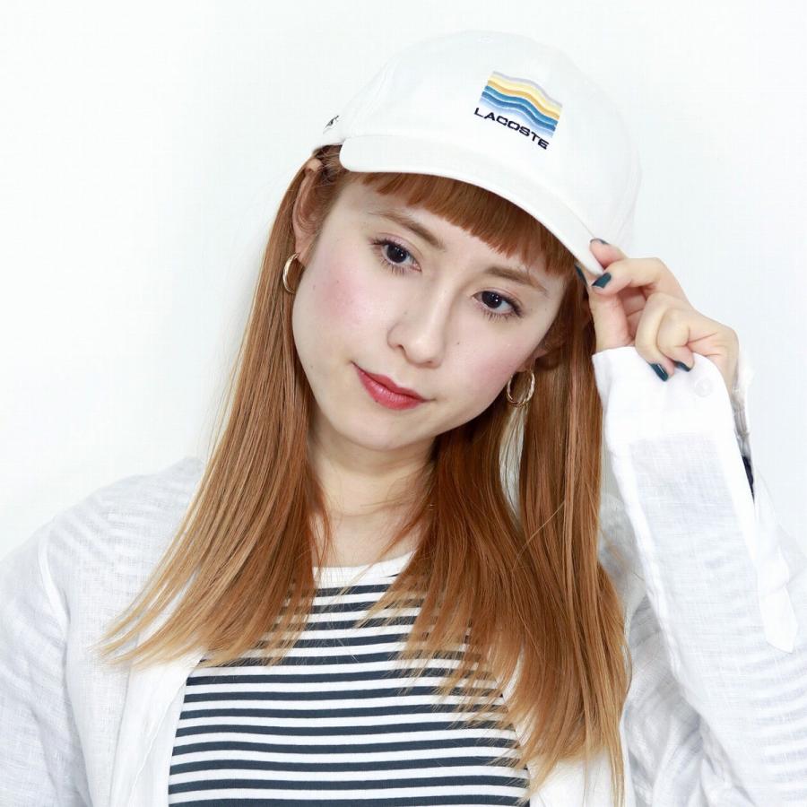 春 夏 Lacoste キャップ メンズ 綿 6方キャップ オールシーズン 帽子 メンズ キャップ レディース ラコステ カツラギ Cap サイズ調整 白 ホワイト L1108 001 Elehelm帽子通販専門店 通販 Yahoo ショッピング